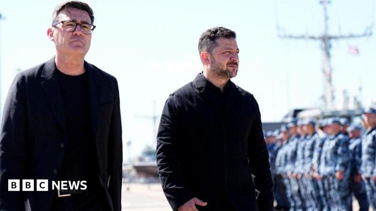 Andy Burnham and Volodymyr Zelensky during a recent meeting